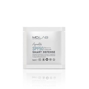 MD.LAB SMART DEFENSE SPF50 ИНТЕЛЛЕКТУАЛЬНЫЙ МНОГОУРОВНЕВОЙ UV-ЗАЩИТА ПОЛНОГО СПЕКТРА ДЕЙСТВИЯ 5-мл 101005 фото