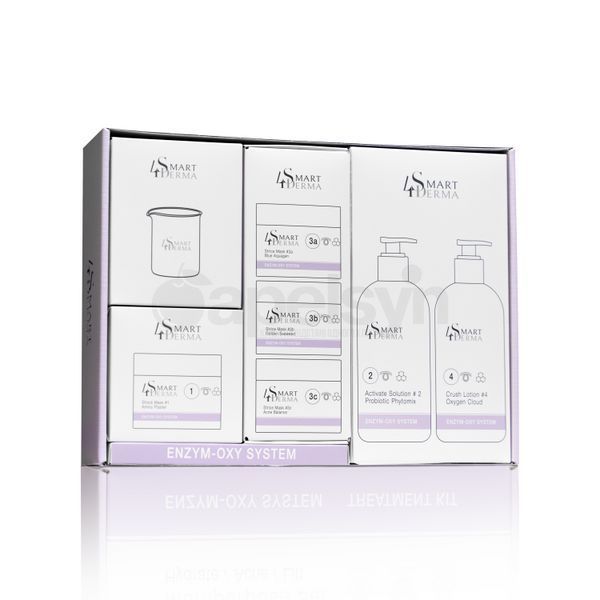 Smart4Derma ENZYM-OXY SYSTEM Multipurpose Set Базова мультифукціональна ферментотерапія SD111 фото