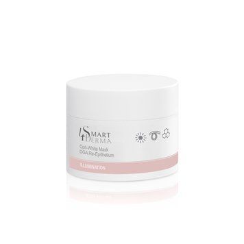 Smart4Derma Illumination Оптично-відбілююча реепітелізуюча маска Opti-White Mask DGA Re-Epithelium 300ml S4D847 фото