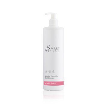 Smart4Derma Redness Correct Міцелярний очищувальний крем-гель Micellar Cream-Gel Soft Cleanse 500ml S4D808 фото